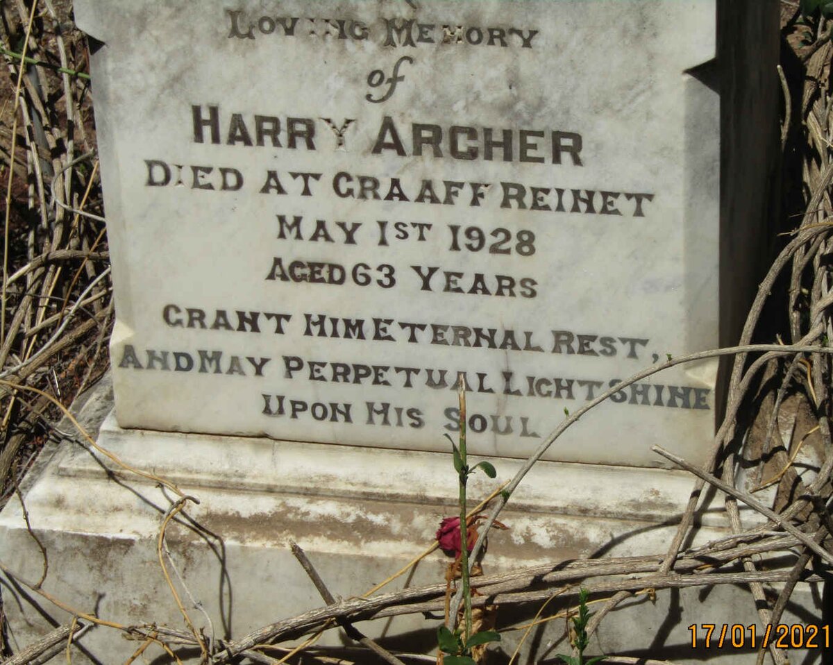 ARCHER Harry -1928