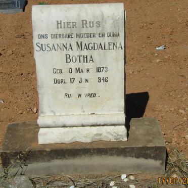 BOTHA Susanna Magdalena 1873-1946