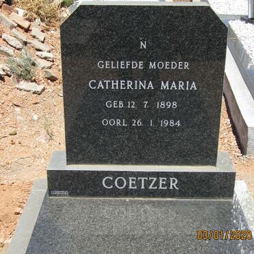COETZER Catherina Maria 1898-1984
