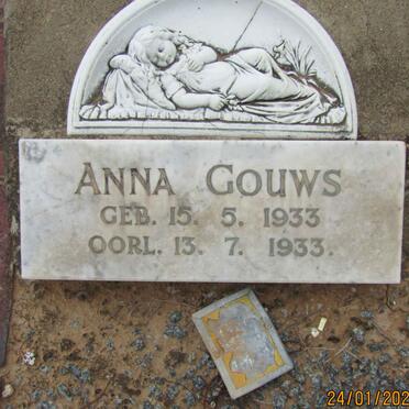 GOUWS Anna 1933-1933