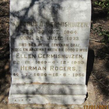 GERMISHUIZEN Jacobus A. 1864-1933 &amp; Ellen 1869-1953 :: ROGERS Herman 1880-1956