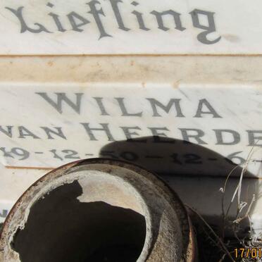 HEERDEN Wilma, van 1950-1956