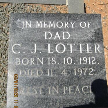 LOTTER C.J. 1912-1972