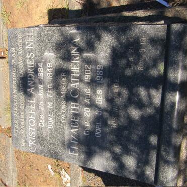 NEL Cristoffel Andries 1894-1949 &amp; Elizabeth Catherina 1902-1989