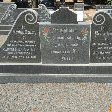 NEL J.P. 1933-1999 &amp; Guissepina G.A. VENTRESCA 1930-2013