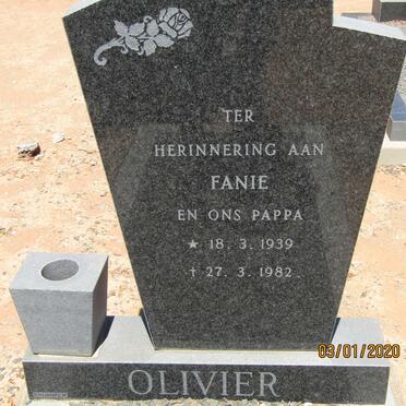 OLIVIER Fanie 1939-1982