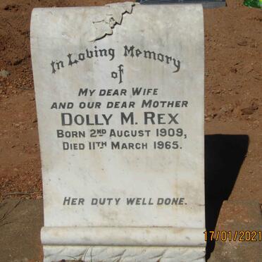 REX Dolly M. 1909-1965