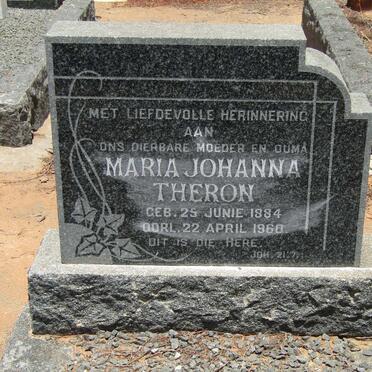 THERON Maria Johanna 1884-1960