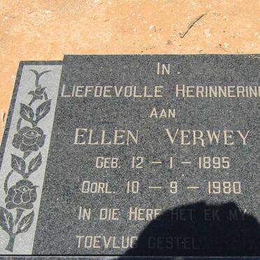 VERWEY Ellen 1895-1980