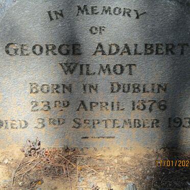 WILMOT George Adalbert 1876-1936
