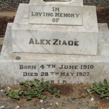ZIADE Alex 1910-1927
