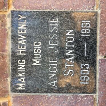 STANTON Angie Jessie 1903-1981