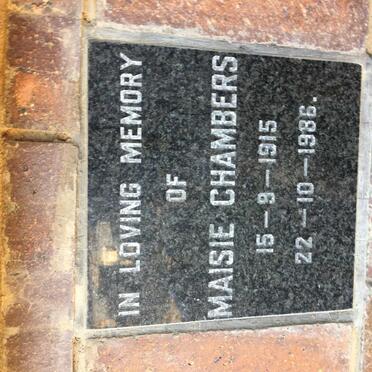 CHAMBERS Maisie 1915-1986