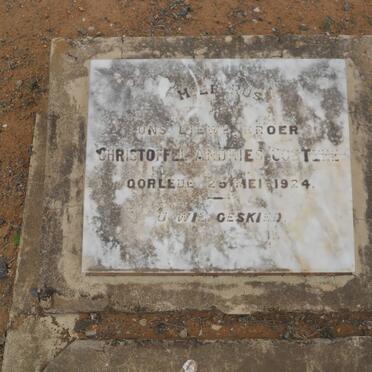 COETZEE Christoffel Andries -1924