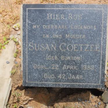COETZEE Susan nee BURTON -1953