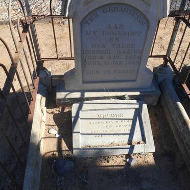 DAMES Hendrik 1854-1923 &amp; Magdalena M. nee ROSSOUW 1860-1944