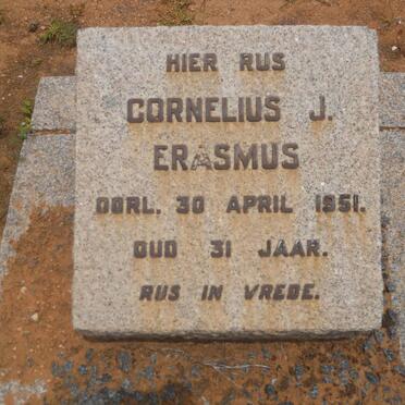 ERASMUS Cornelius J. -1951