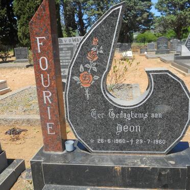 FOURIE Deon 1960-1960