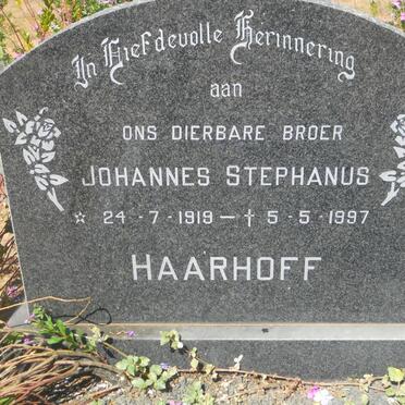 HAARHOFF Johannes Stephanus 1919-1997