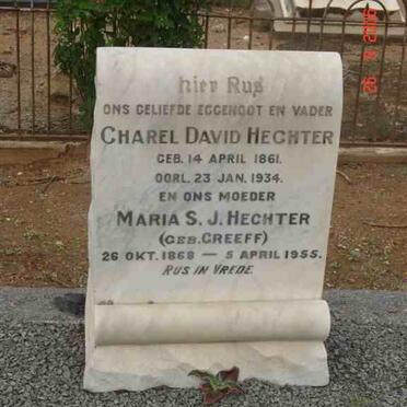 HECHTER Charel David 1861-1934 &amp; Maria S.J. GREEFF 1868-1955