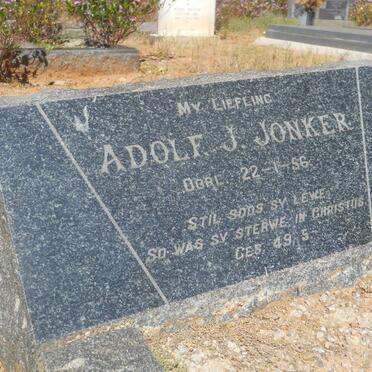 JONKER Adolf J. -1956