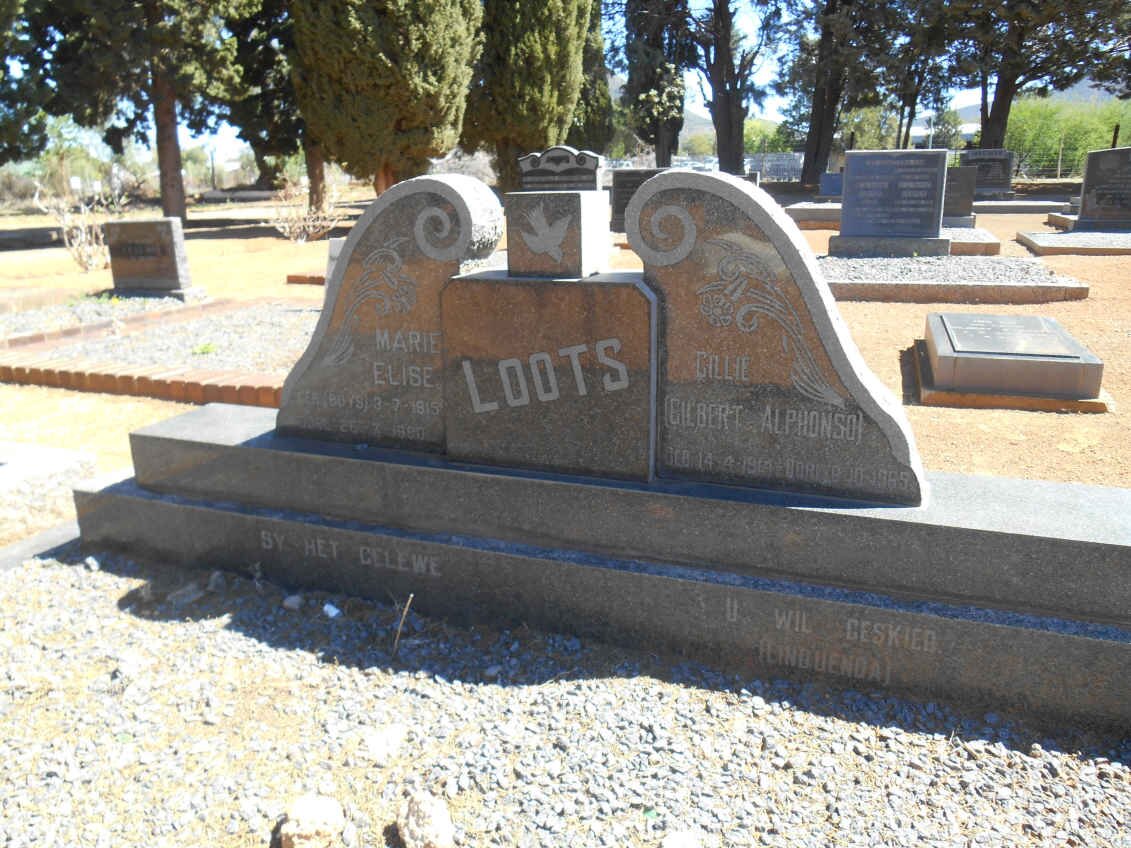 LOOTS Gilbert Alphonso 1914-1965 &amp; Marie Elise BUYS 1915-1980