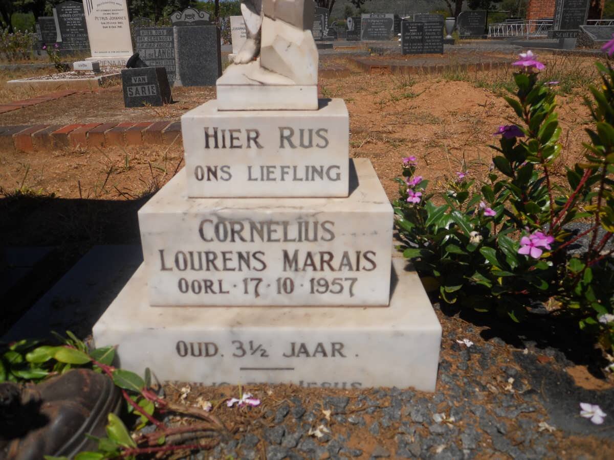 MARAIS Cornelius Lourens -1957
