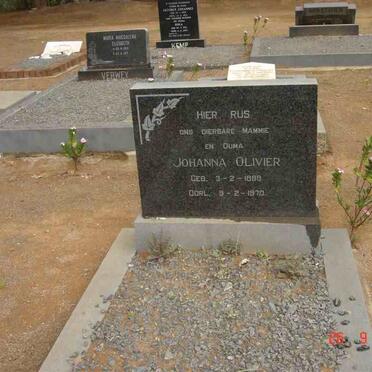 OLIVIER Johanna 1888-1970