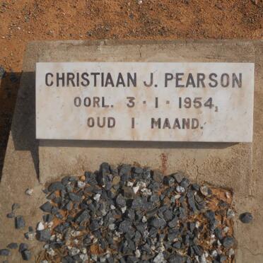 PEARSON Christiaan J. -1954