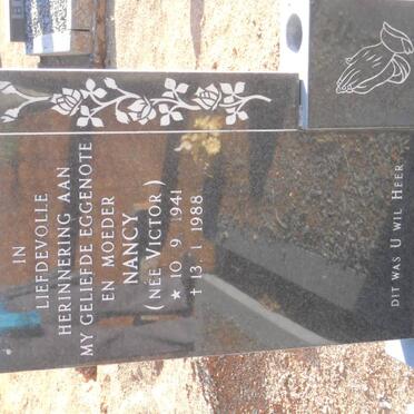 POTGIETER Nancy nee VICTOR 1941-1988