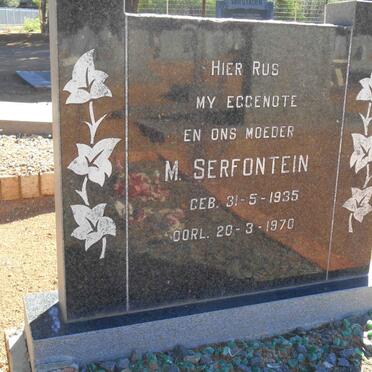 SERFONTEIN M. 1935-1970