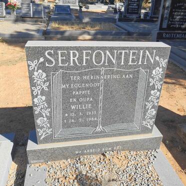 SERFONTEIN Willie 1933-1984