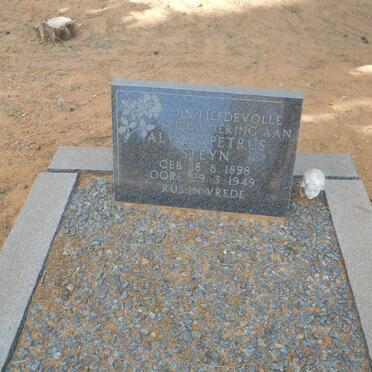 STEYN Alwyn Petrus 1898-1949