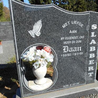 SLABBERT Daan 1933-1999