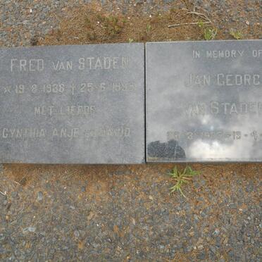 STADEN Fred, van 1938-19?5 :: VAN STADEN Jan George 19??-19?4