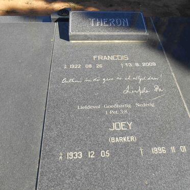THERON Francois 1922-2009 &amp; Joey BARKER 1933-1996