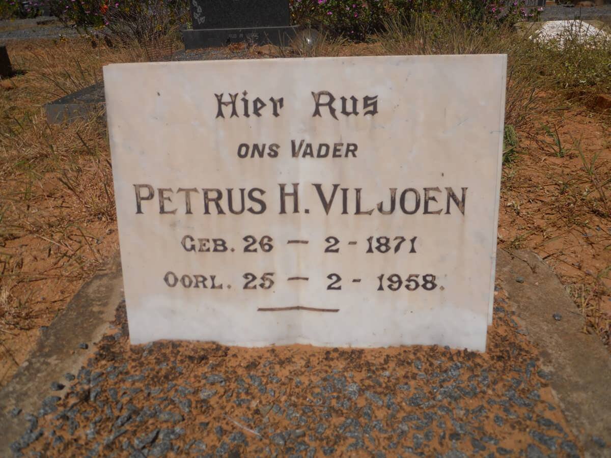 VILJOEN Petrus H. 1871-1958