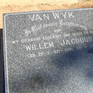 WYK Willem Jacobus, van 1921-2003