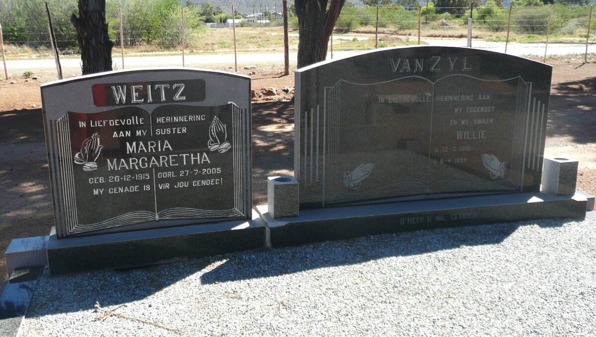 ZYL Willie, van 1910-1999 :: WEITZ Maria Margaretha 1915-2005