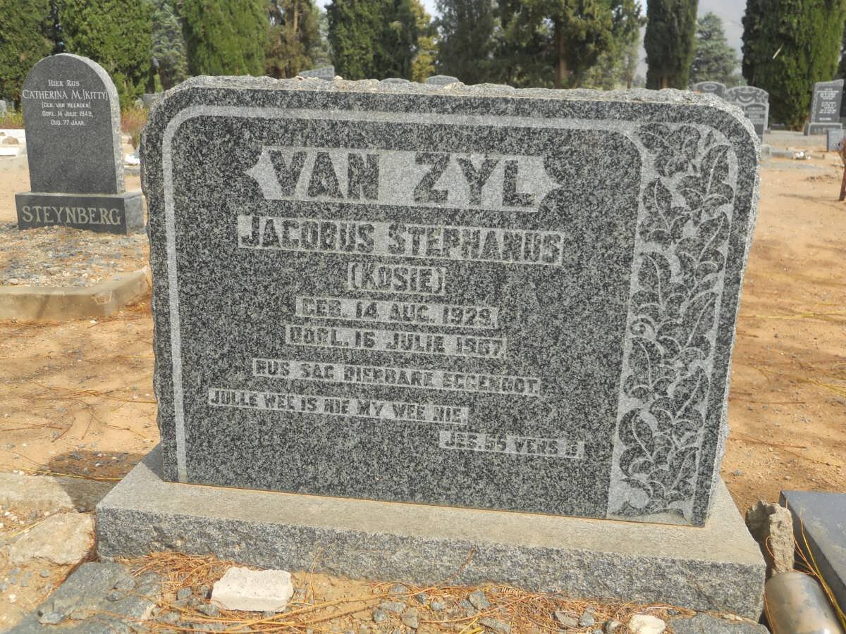 ZYL Jacobus Stephanus, van 1929-1957