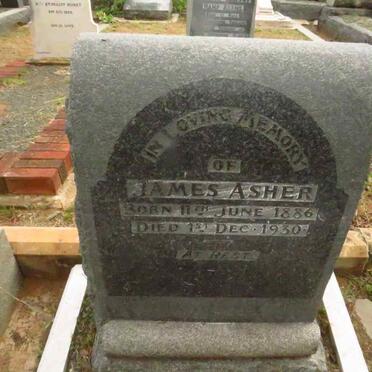 ASHER James 1886-1930
