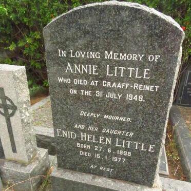 LITTLE Annie -1948  :: LITTLE Enid Helen 1898-1977