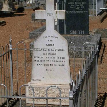 COETZEE Anna Elizabeth nee NAUDE -1905