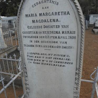 MARAIS Maria Margaretha Magdalena -1898