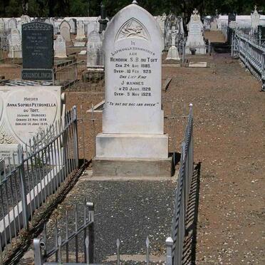 TOIT Hendrik S.B., du 1885-1925 :: DU TOIT Johannes 1928-1929