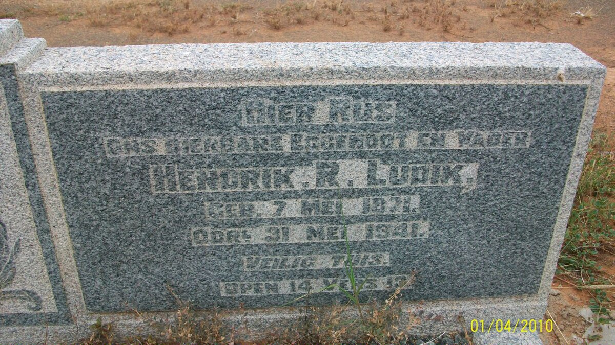 LUDIK Hendrik R. 1871-1941