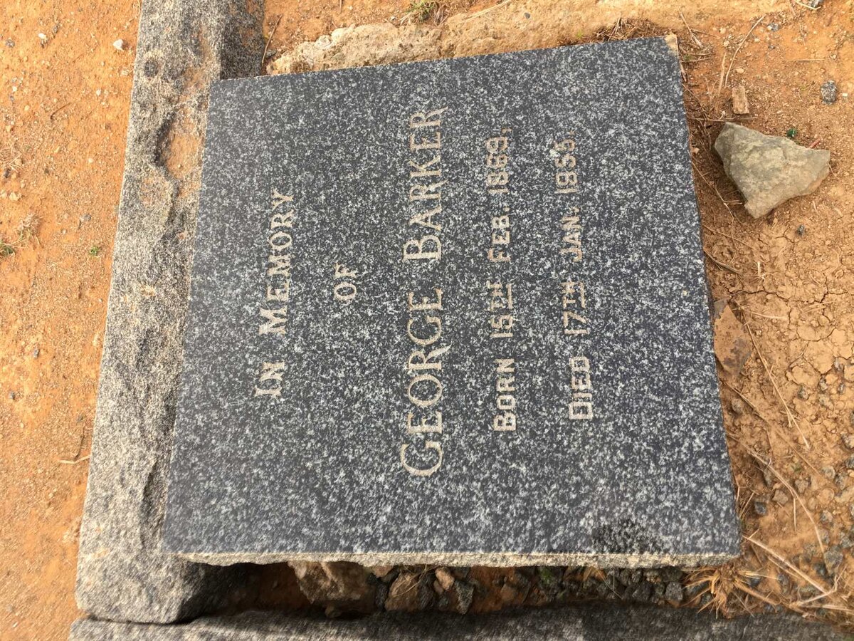 BARKER George 1869-1955