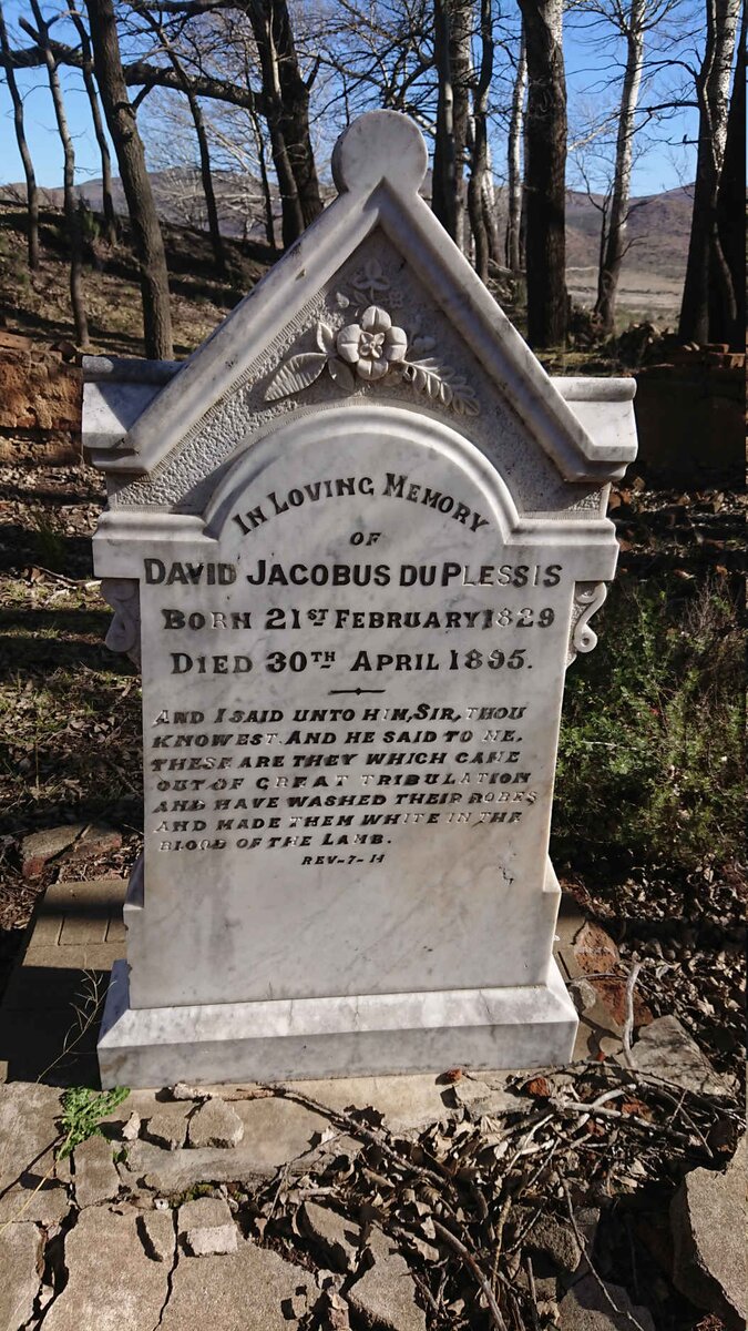 PLESSIS David Jacobus, du 1829-1895