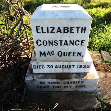 MACQUEEN Elizabeth Constance -1935