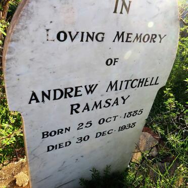 RAMSAY Andrew Mitchell 1885-1938